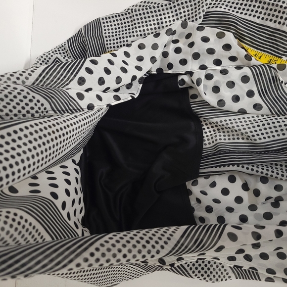 NWTStudio One New york Versatile Women's Sleeveless   Dots fit and flare size 12 - Picture 8 of 16